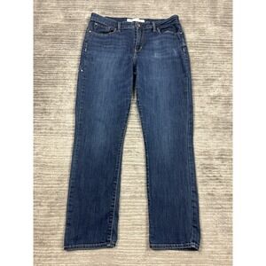 Signature‎ Levi Strauss Jeans Womens Mid Rise Slim 14 Denim Dark Wash